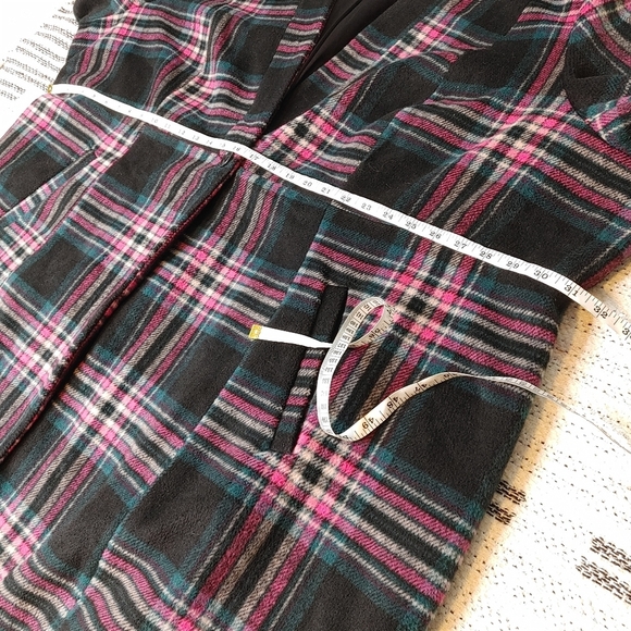 TORRID Plaid Wool Coat Size 6 (6X) - Picture 12 of 14